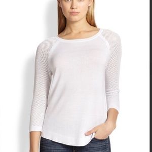 Rag & bone Lexie raglan White Pullover Sweater